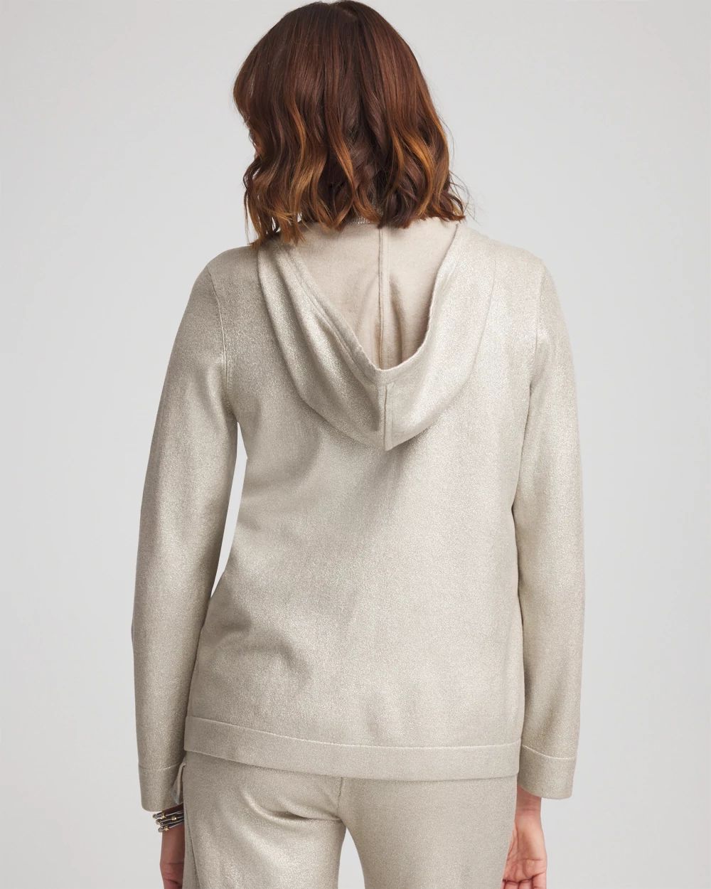 Zenergy® Luxe Foiled Cashmere Blend Hoodie | Chico's